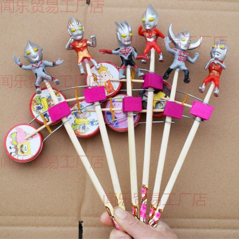 Хит продаж: детский деревянный барабан-качалка, деревянная кукла-барабан, маленькая игрушка для уличных ларей, храмов и ярмарок