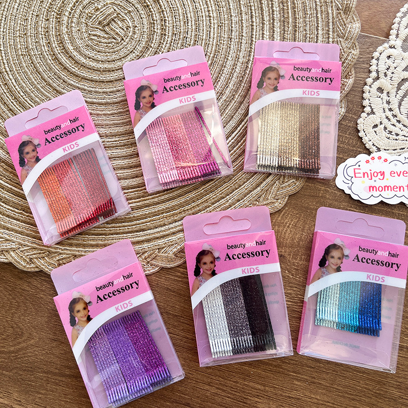 19g Weight Casual Elegant Simple Style Kid'S Multicolor Plastic Resin Sequins Hair Clip