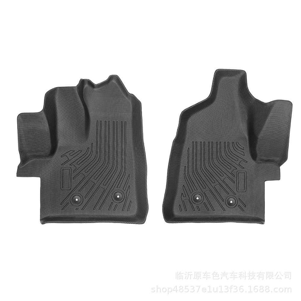 Para Ford Transit 150 / 250 / 350 HD 2022 - 2026 TPE 3D All-Weather Foot Pads