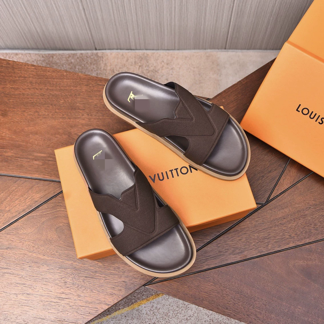 Оригинальные повседневные мужские тапочки на толстой подошве, новые мужские домашние тапочки, нескользящие мужские тапочки