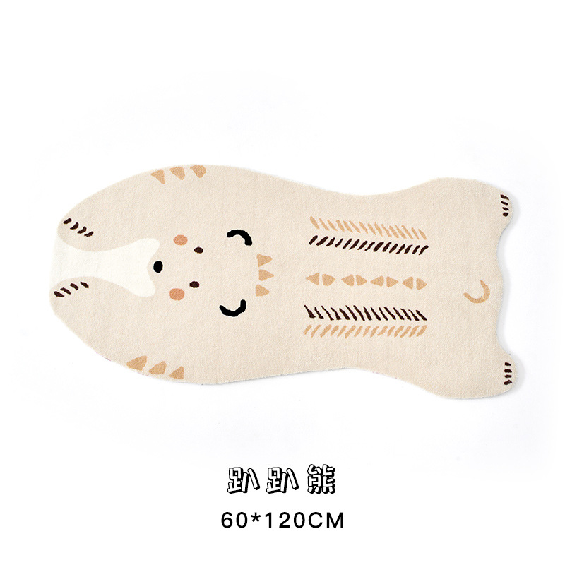 Entrar alfombra alfombra de dibujos animados resistente a la suciedad alfombra de cocina alfombra de puerta al por mayor alfombra antideslizante de baño