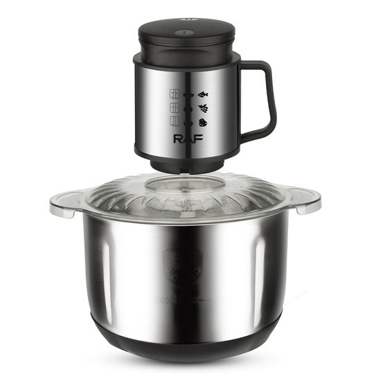 RAF cross-border special European gauge meat grinder Kitchen home high-power 5L stainless steel cooking machine garlic shredder