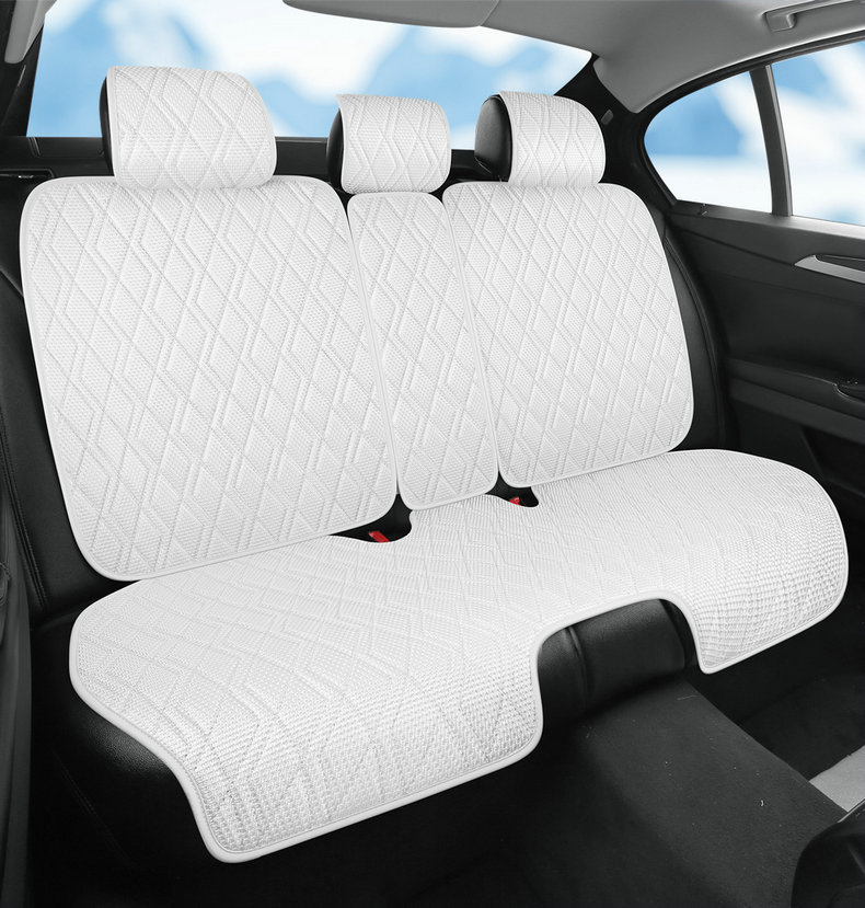 New car seat cushion made of ice silk, breathable and skin-friendly, comfortable seat cover, high-end seat cover, suitable for all seasons