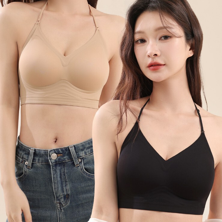Ashmi Summer Fashion New Style Comes with an All-In-One Fixed Breast Pad, Seamless Push-Up Soft Support and Beautiful Back Intimates for Women