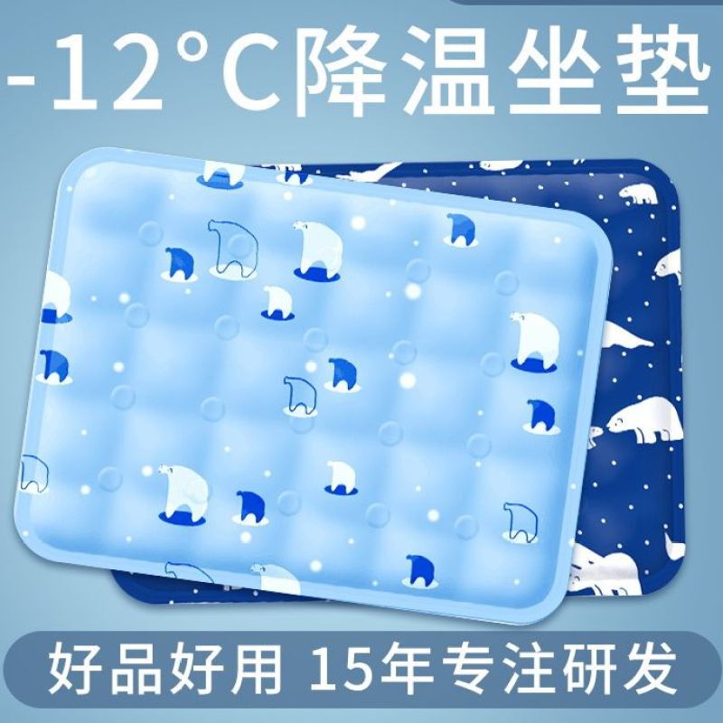 Summer Ice Pad Seat Cushion, Cooling Pad, Car Water Pad, Cooling Pet Pad, No-Water-Fill Gel Student Water Mattress