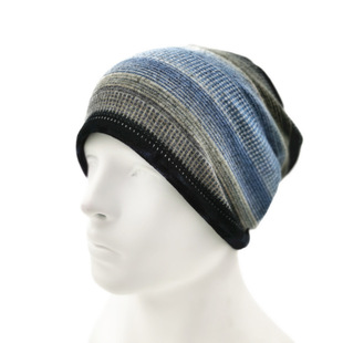 Baotou Hat Men's Thin Autumn and Winter Nightcap Headscarf Hat Multifunctional Hat Winter Heap Black Trendy Hat