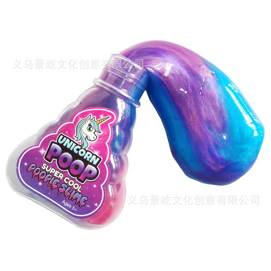 Arco Iris unicornio color arena gel falso agua limo Delgado DIY bajo boro nasal cristal barro truco