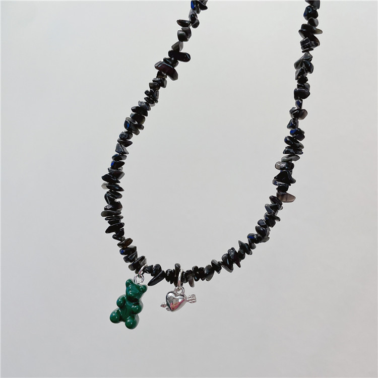 Sweet Geometric Beaded Womenu0027S Necklace