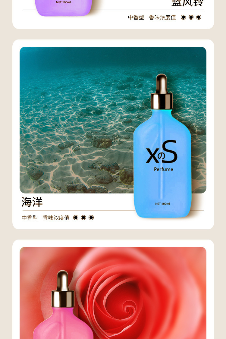 New 100mlXS Car Perfume Replenisher Air freshener Bottle Car Aromatherapy Essential Oil Replenisher