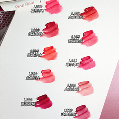 Pink Bear Mirror Gloss Lipstick for Women Students - Unique Brand Lip Color with Sponge Bubble Texture