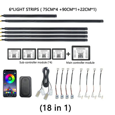 Interior Ambient Light Led – Other lights - one-to-eighteen-central-control2door4foot-lamp4handle-lamp4storage-lamp418-lights