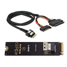 M.2�Dslimsas NVMe�f�hPCIe4.0 SFF8654�B�Ӿ����L���̑BӲ�P�Uչ