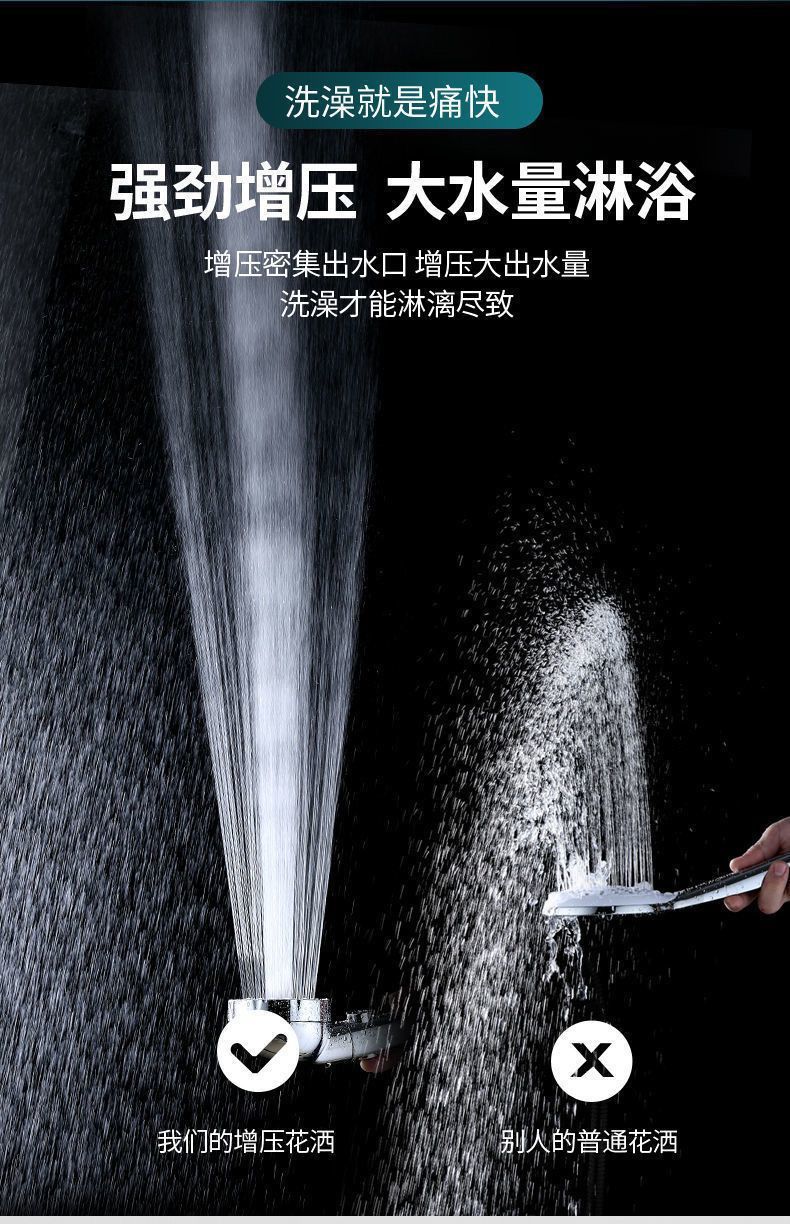 Shower head set, pressurized showerhead hose, bathroom explosion-proof stainless steel water inlet pipe, water heater, bath pipe undefined