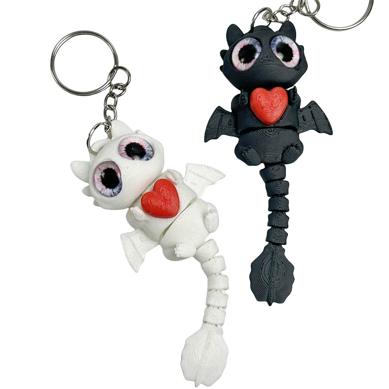 Cute keychain, for import, 3D