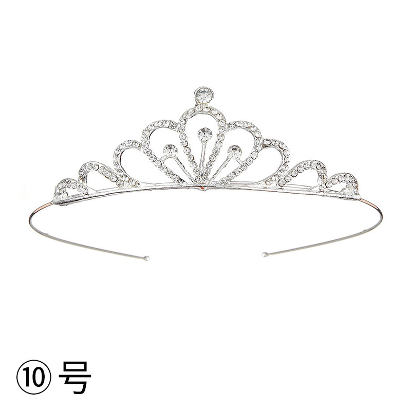 Diadema con Corona de Princesa Infantil de Metal Galvanizado para Cumpleaños y Fiestas image 17