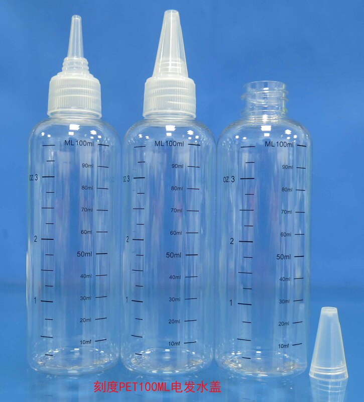 現物目盛瓶100ml押出尖口蓋紋刺繍色料色哺乳瓶模型着色塗装塗装分注瓶|undefined