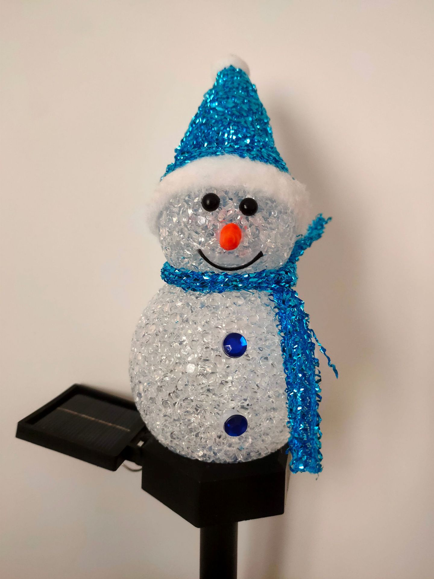 Lámpara de Tierra solar decoración de Navidad lámpara de muñeco de nieve al aire libre jardín lámpara de paisaje Césped lámpara de tierra transfronteriza