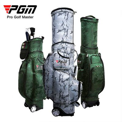 PGM Factory wholesale Golf package camouflage Tug Shell Cap design Telescoping Golf bag