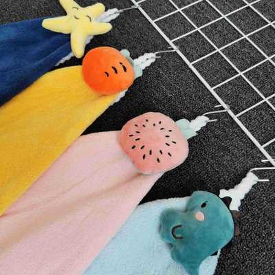 Cartoon Starfish fruit Towel kindergarten children towel kitchen TOILET Coral Towel