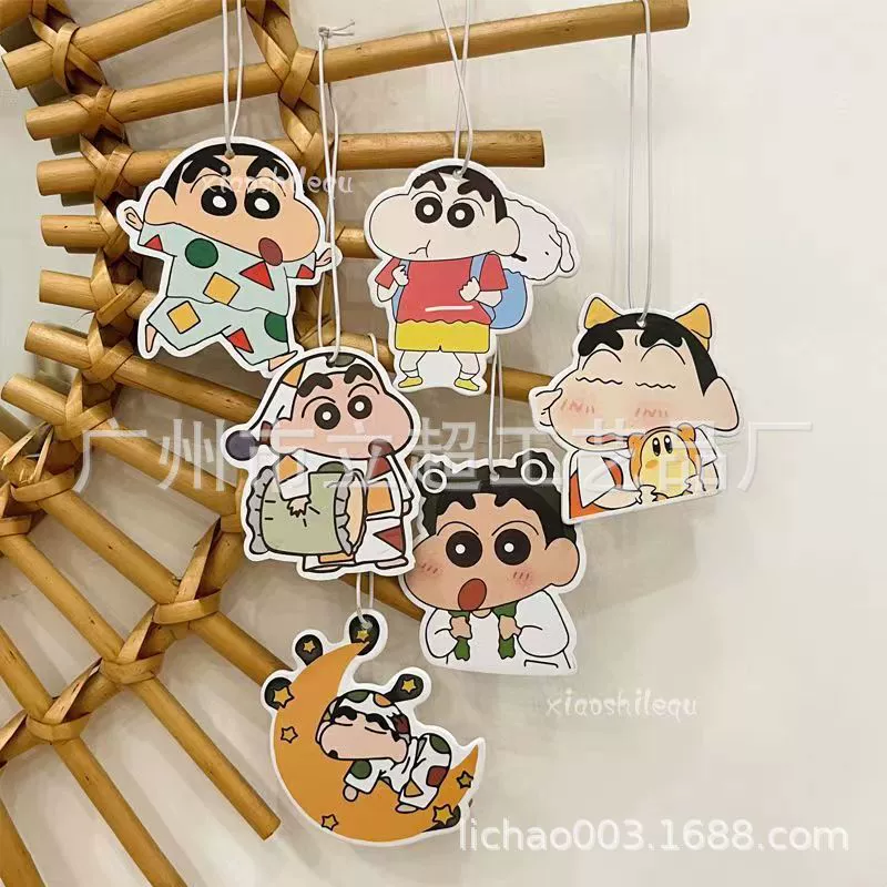 ИСТОЧНИК производитель в наличии мультфильм Crayon Xiaoxin автомобильный аромат кулон долговечный Крытый ароматерапевтическая карта украшения для интерьера автомобиля