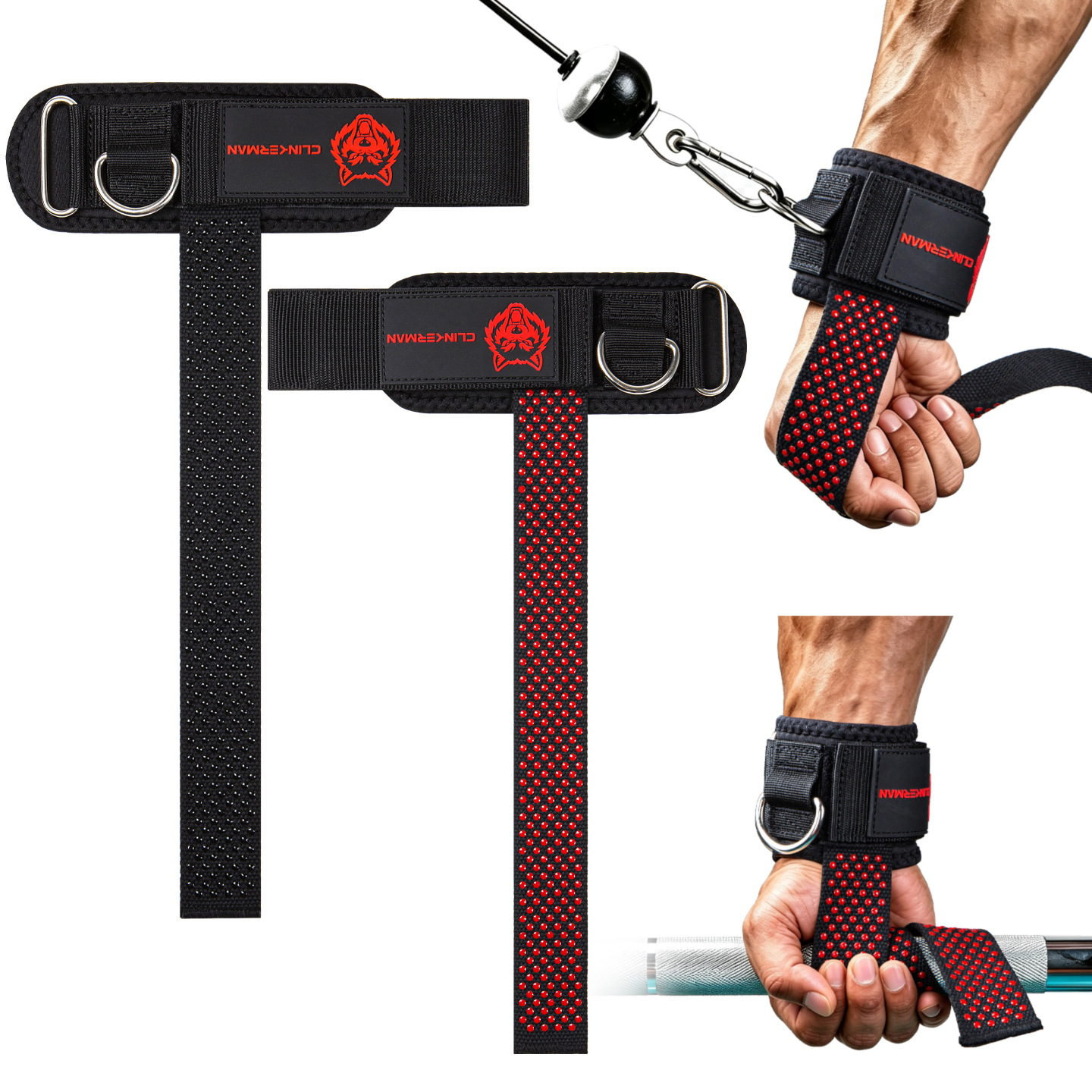 Gantry Fitness Assist Belt, Non-Slip Wrist Strap, Arm Strength Training Auxiliary Belt, Resistance Belt, Deadlift Assist Belt