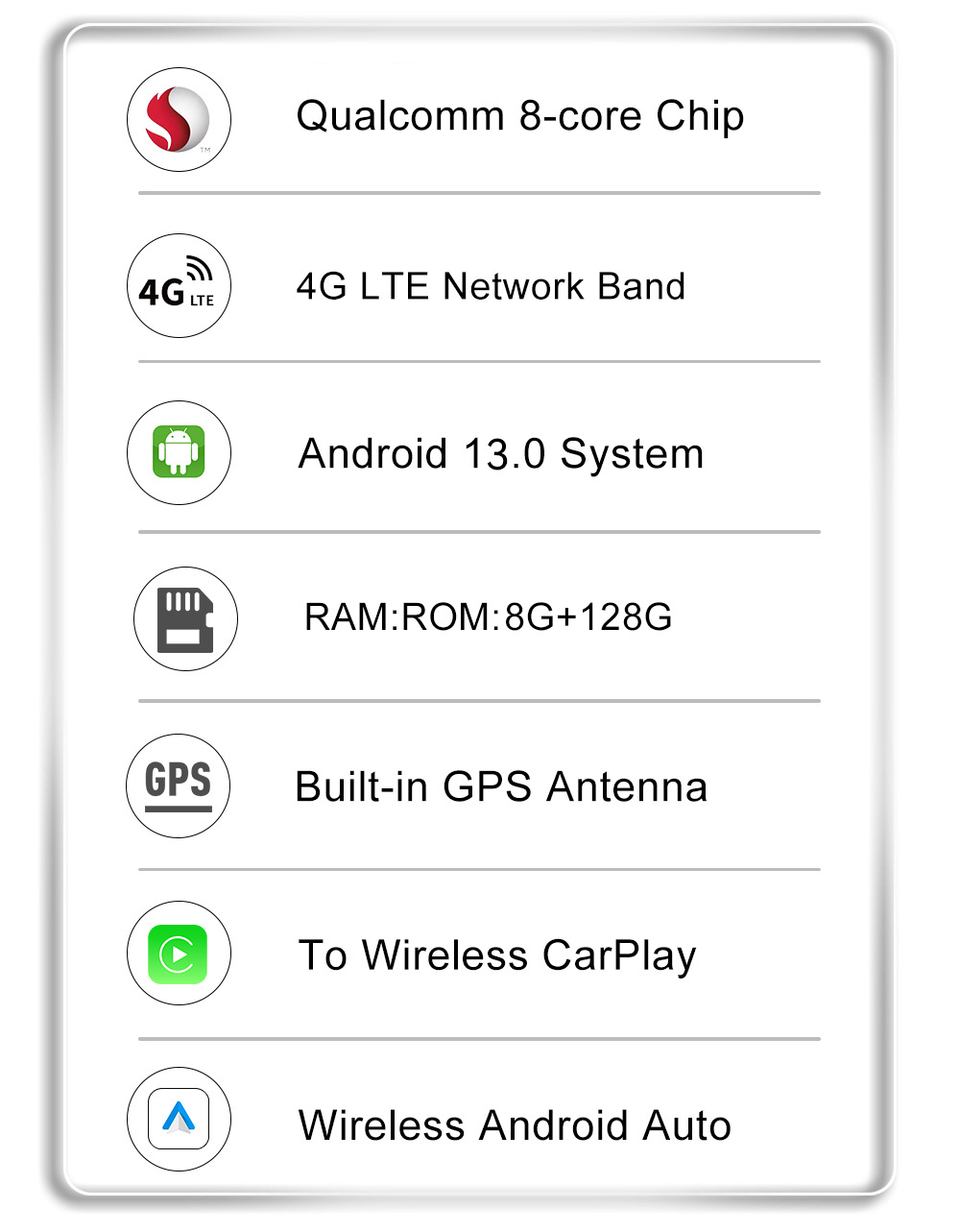 Carlinkit Qualcomm 6125 Connected Car Smart Box Car Wired to Wireless Carplay Car Box