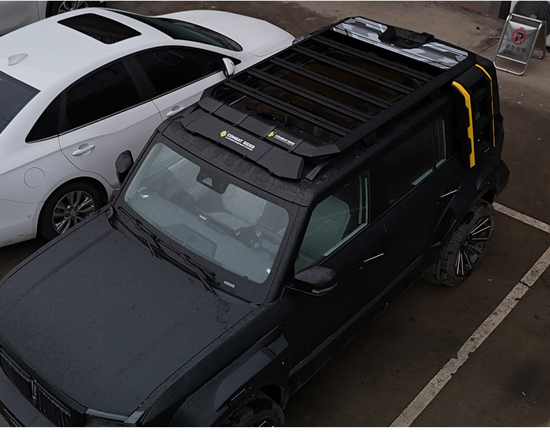 Chery Icar03 Luggage Rack Explorer Roof Platform Modified Side Ladder Aluminum Alloy Exterior Expansion Accessories