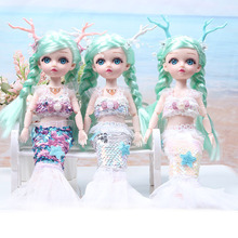 货源靓彩公主恒潮迷糊芭比娃娃公仔美人鱼娃娃音乐换装外贸洋娃娃