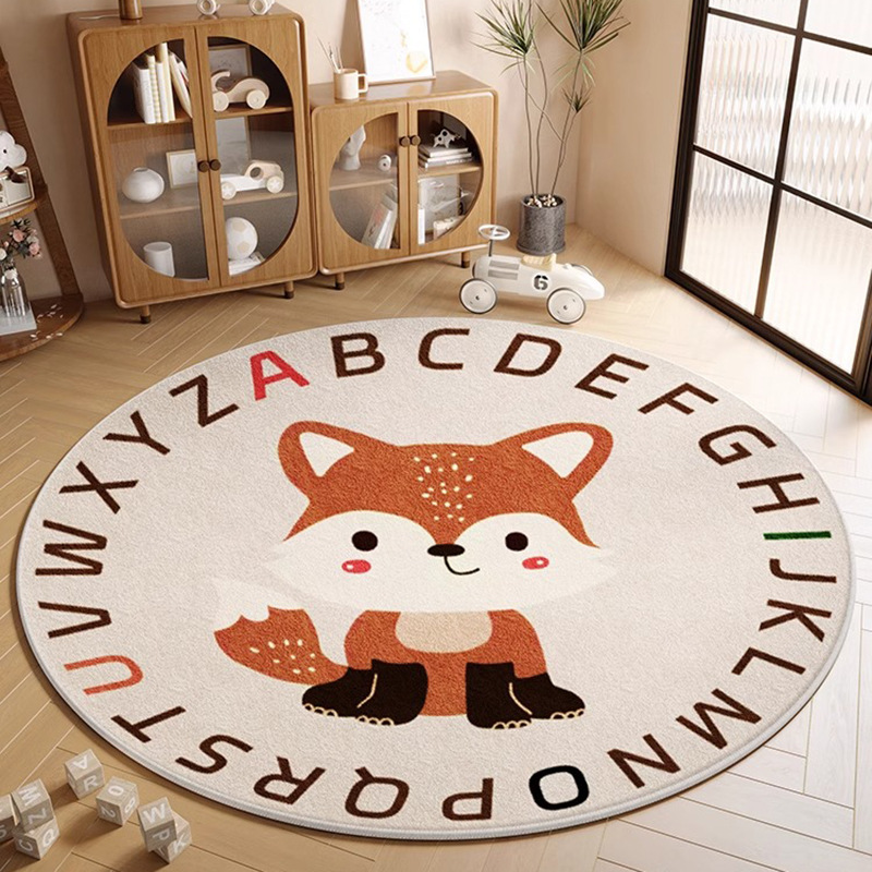 S Imitation Cashmere-Red Fox Small Raccoon Round