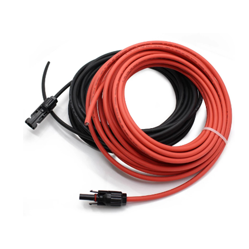 厂家直销太阳能电池板光伏组件MC4太阳能公母对插光伏连接线