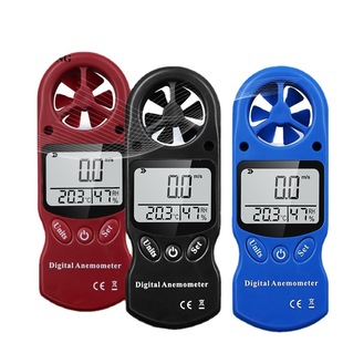 New wind speed measuring instrument mini handheld digital thermometer anemometer anemometer