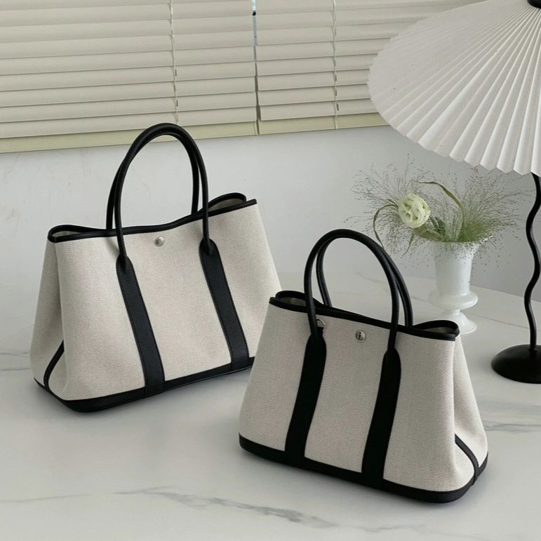 2024 neue kopf schicht rindsleder garten leinwand große kapazität Tongle freizeit handtasche schulter umhängetasche_voghion.com