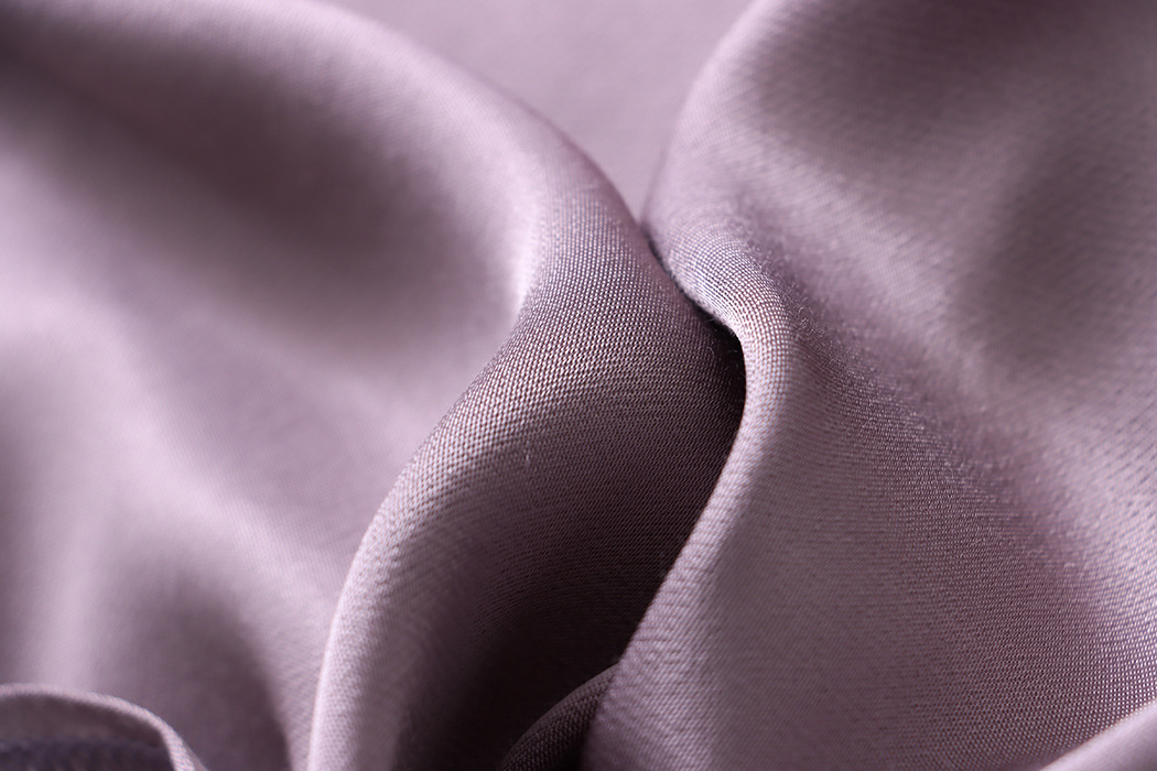 French Draping Satin Rayon A Line Vest Skirt Two Piece Suit