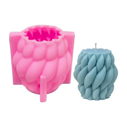 Sanxin Spiral Raindrop Scented Candle Silicone Mold DIY Simple Rotating Candle Mold Exclusively Available on Amazon