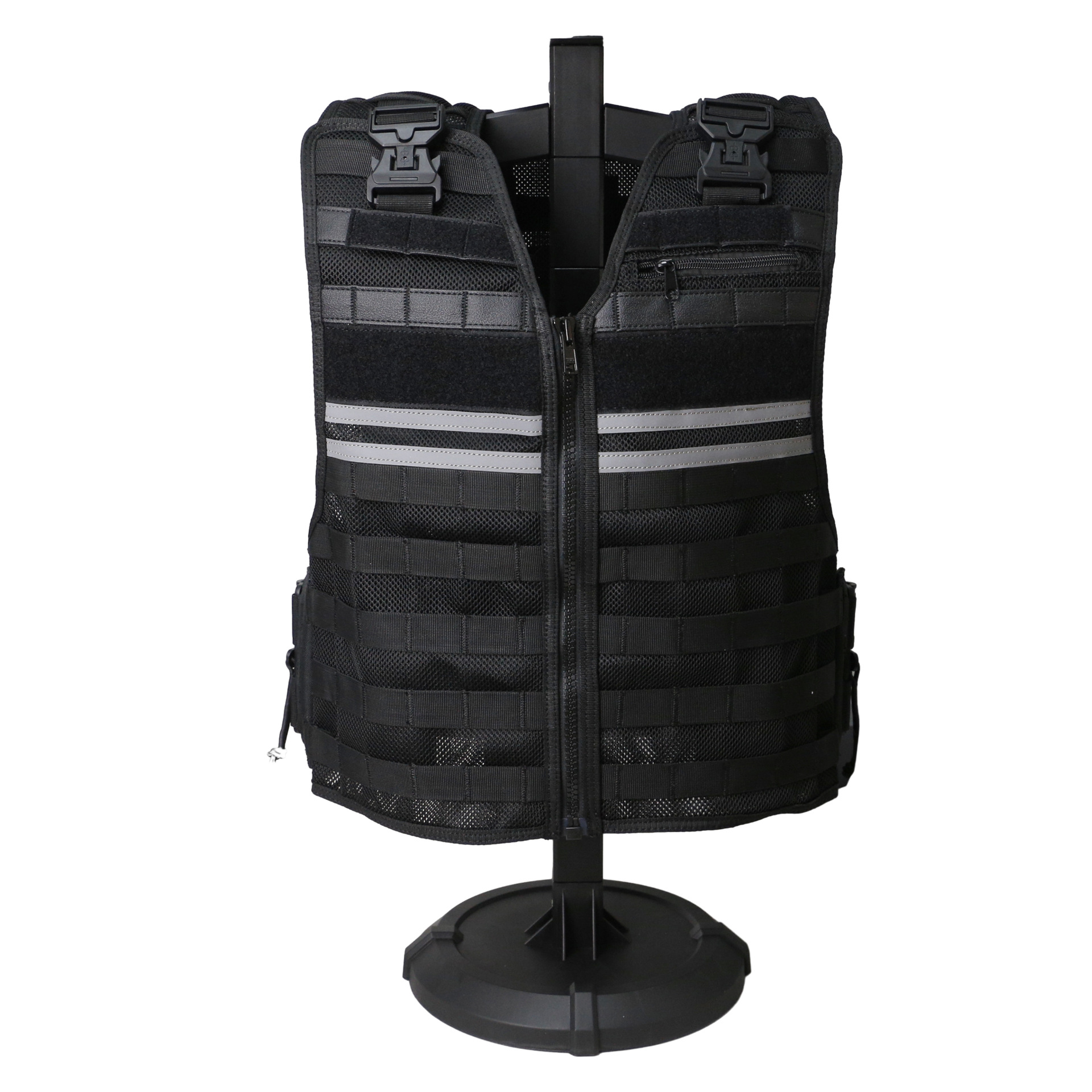 511 chaleco de protección de seguridad fluorescente reflectante a prueba de apuñalamiento chaleco multi-bolsillo multifuncional velcro reflector chaleco