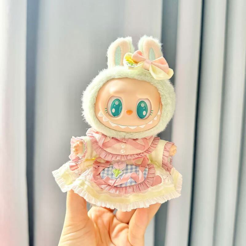 服のみ】第二世代ブラインドボックス ラブブ服 エポキシ樹脂製顔飾り ラブブ シットシットパーティーシリーズ ベビー服 可愛い|undefined