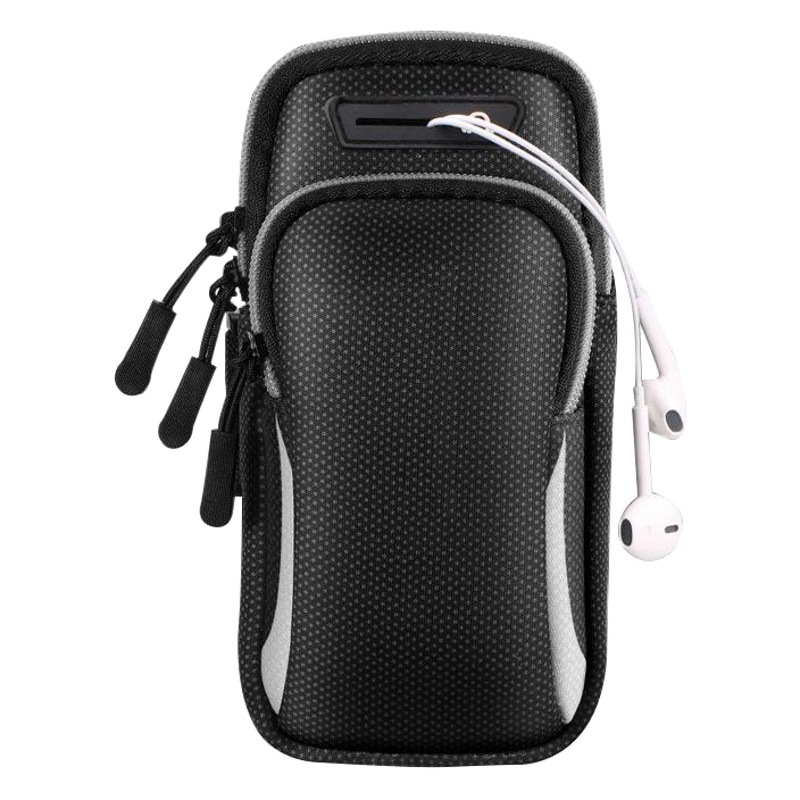 Outdoor sports mobile phone arm bag waterproof fabric running arm band men's and Women's Fitness Cycling arm bag