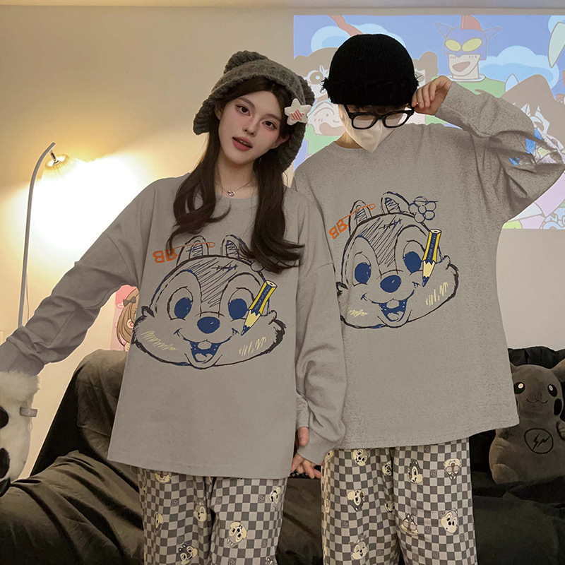 Gray squirrel [long sleeves + trousers]