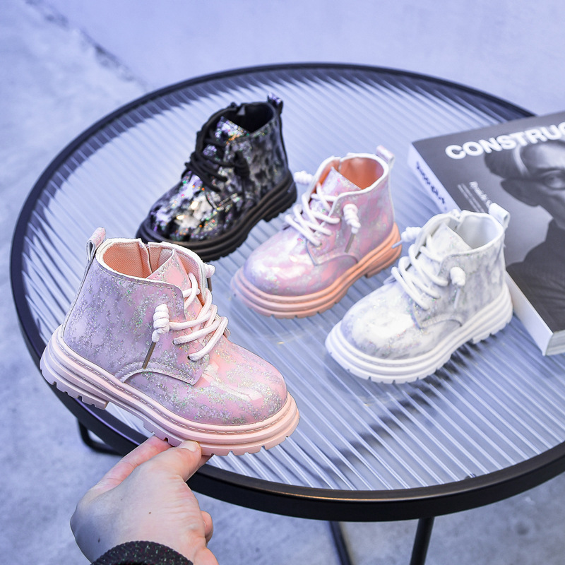 Children's Boots 2026 Autumn and Winter New Kidsren's Shoes Girls' Baby Boots Small Yellow Boots Boys' Casual Soft-Soled Short Boots