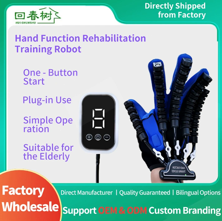 Перчатки для реабилитации кросс-бордер, электрический интеллектуальный робот-тренажер для пяти пальцев, массажер для восстановления кисти, оптом