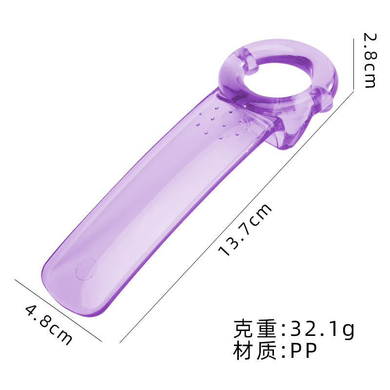 G524 컬러풀 병따개(투명 보라색 가방)