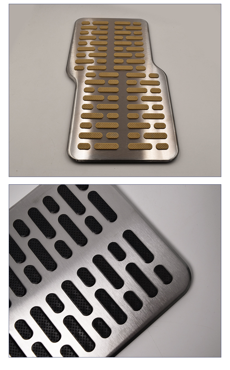 Car main driving foot pad steel pedal car main driving screw pedal non-slip wear-resistant pedal commercial vehicle