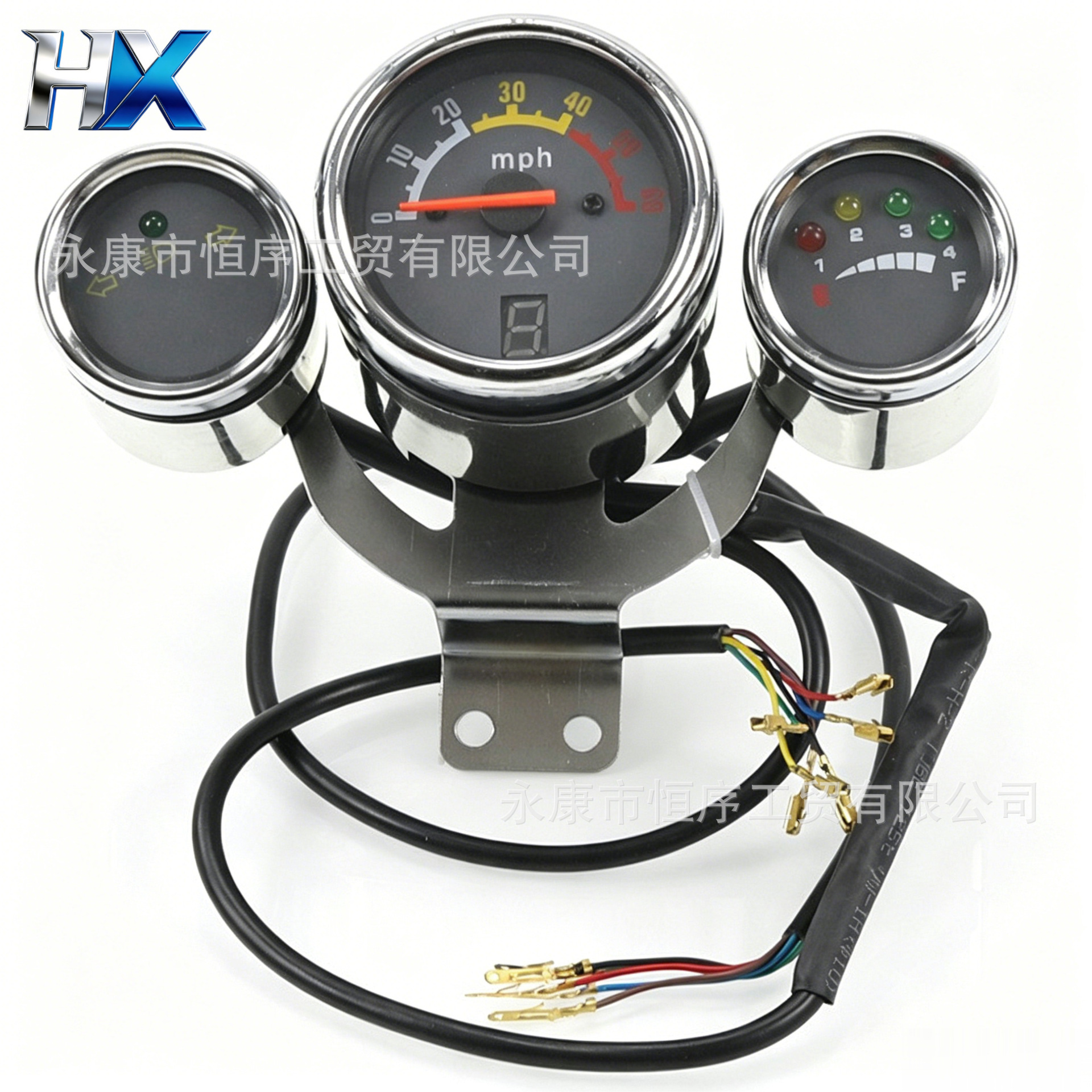 Atv Beach Vehicle Off-Road Vehicle Modified Vehicle Special Instrument Panel Odometer Speedometer Display Gear Position High/Low Beam Steering