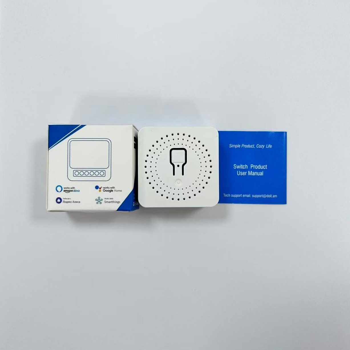 Cozylife WiFi Smart Switch Timer 2.4G Remote Control 16A Switch Mini Intelligent Switch