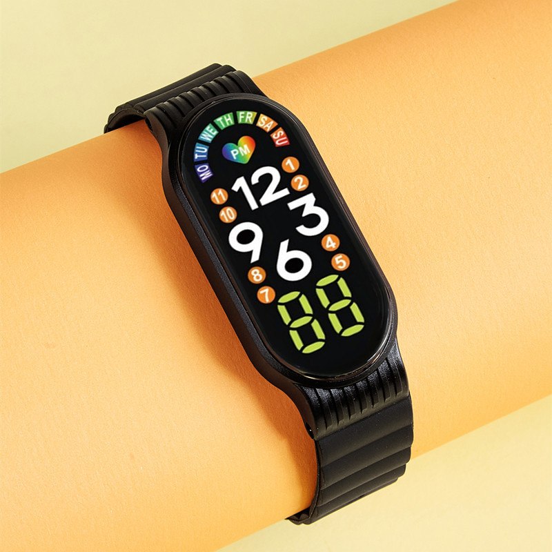 2023 nuevo reloj electrónico LED M7 reloj para niños impermeable semana pareja juvenil regalo luminoso reloj LED