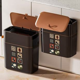 Creative Narrow Gap Trash Can with Pop-Up Lid, Sliding Lid, Double Opening Lid, Wide Diameter, Large Capacity Wastebasket, Bathroom Trash Can