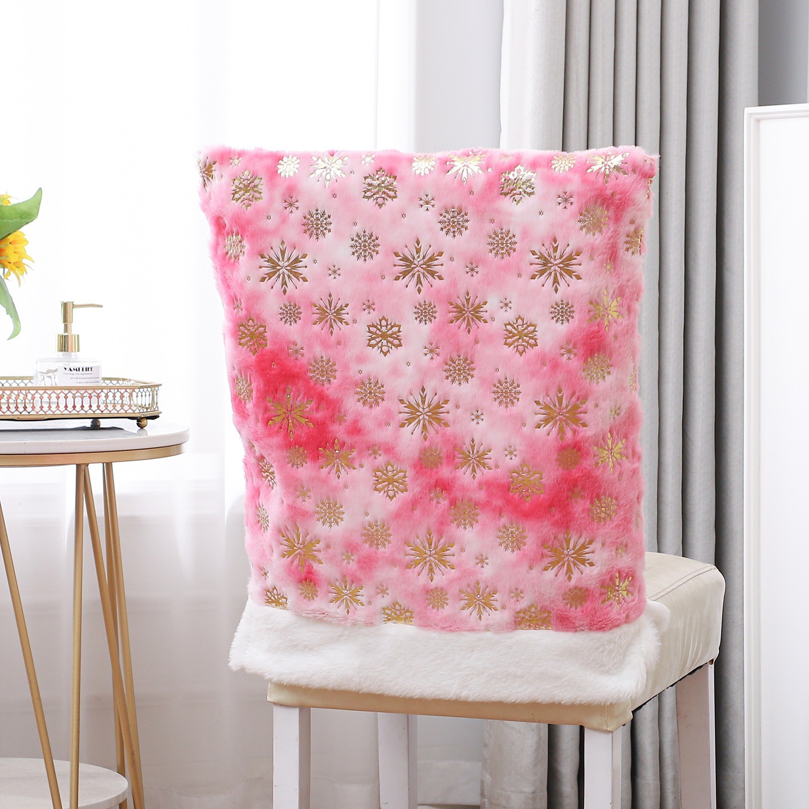 브론징 의자커버-눈꽃 (177g)