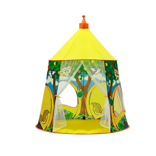 Cross-border new children's tent owl yurt cartoon animal indoor game castle princess toy house