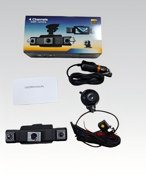 New model car dashcam 1080P high-definition night vision four-camera simultaneous display WiFi connected 4-lens vehicle recorder