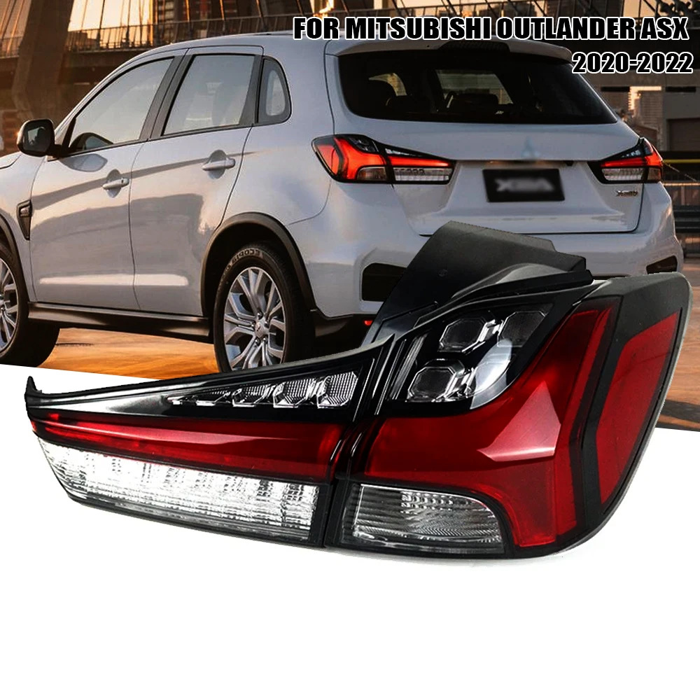 Suitable for Mitsubishi Outlander Asx 20-22 Models Rear Tail Light Semi-Assembly, Brake Light, Reverse Light, Turn Signal Light